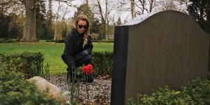 What prayer do you say at a cemetery?
