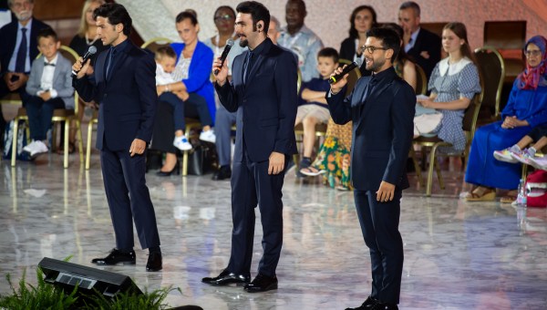 Pope Francis attends the Festival of Families - 10th World Meeting of Families - Paul VI Hall