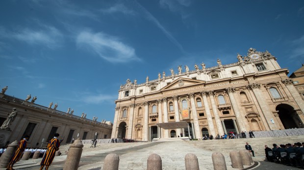 Pope Francis during his weekly general audience in saint peter's square - June 22 2022