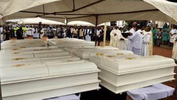 Funeral mass for the victims