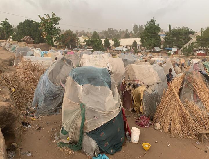 Nigeria - Shelter situation on some unofficial camps located at Ichwa village, north bank Makurdi, Benue State
