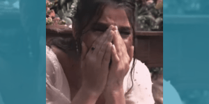 Noiva chora com surpresa da avó