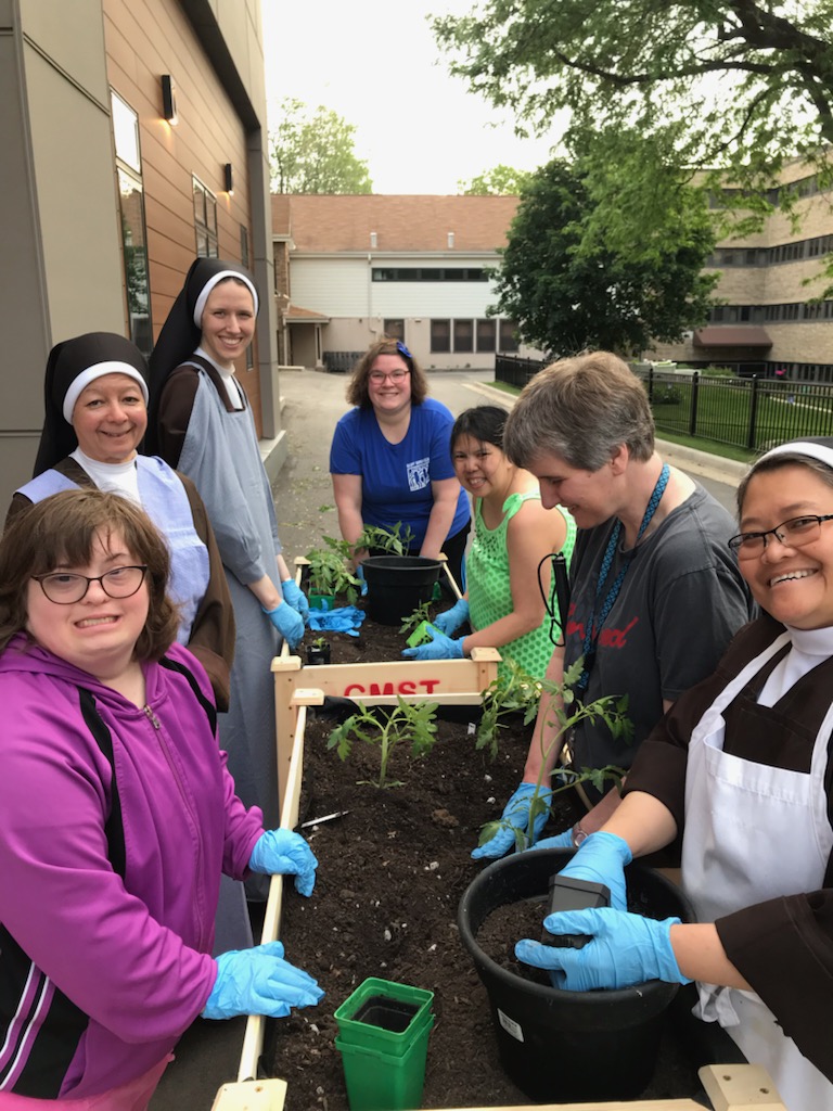 CARMELITE SISTERS WITH DISABLED WOMEN