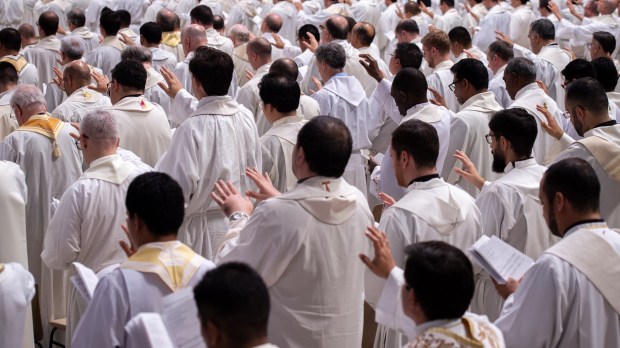 Pope Francis celebrates a Holy Mass to the 60th anniversary of the beginning of the second Vatican Ecumencial Council