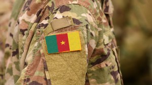 CAMEROONIAN FLAG ON UNIFORM