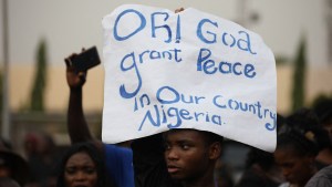 NIGERIANS PROTEST FOR SECURITY