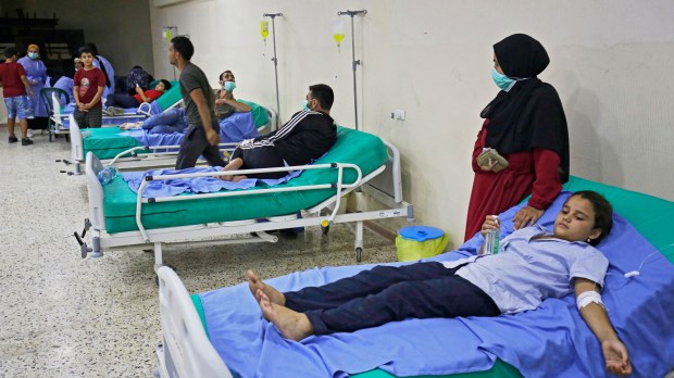 CHOLERA PATIENTS IN LEBANON