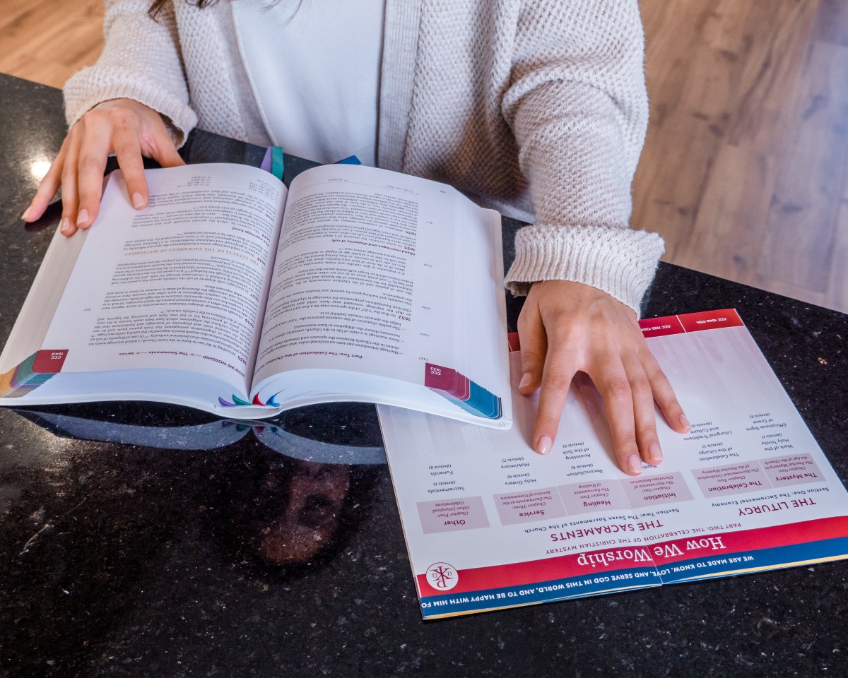 Studying new Catechism from.Ascension Press
