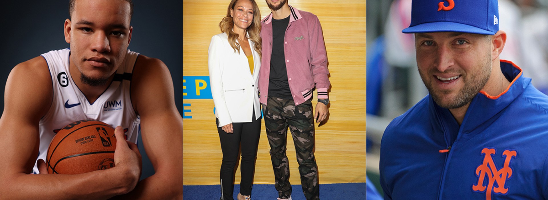 Kevin-Knox-II-Sonya-Curry-and-Stephen-Curry-Tim-Tebow