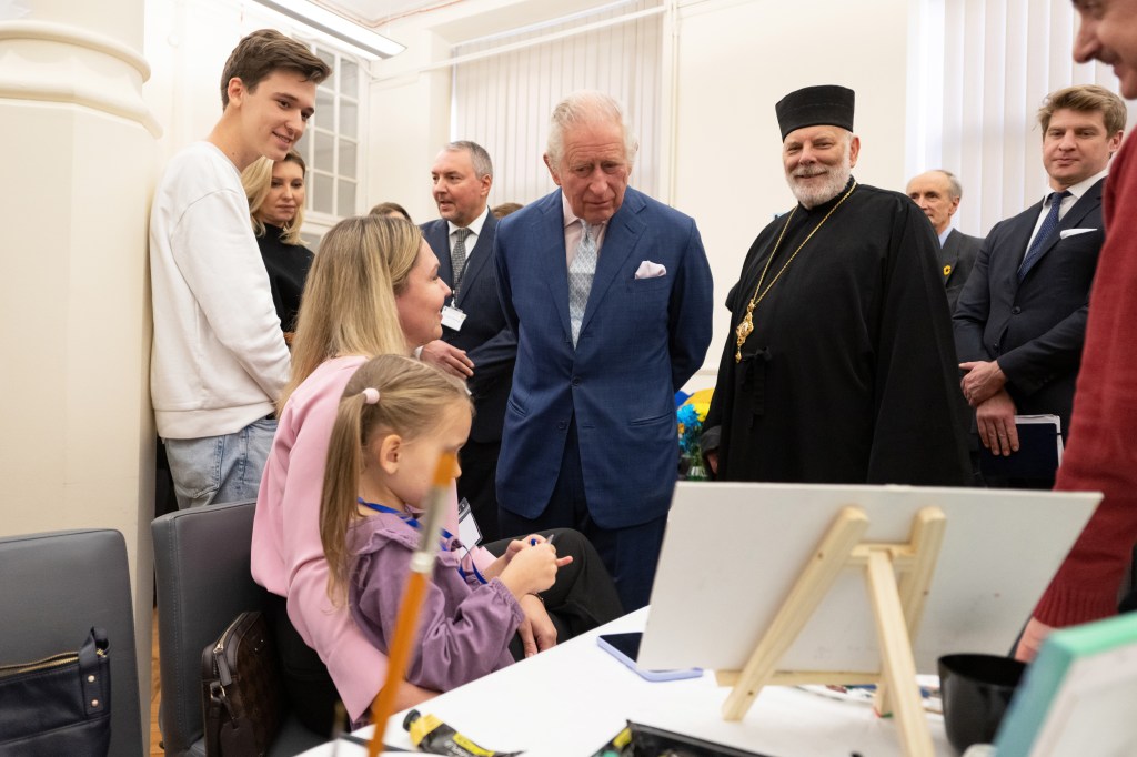 KING CHARLES III VISITS UKRAINIAN WELCOME CENTRE IN LONDON