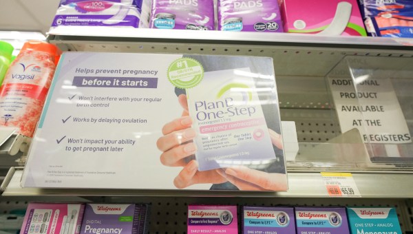 Plan B One Step on shelf