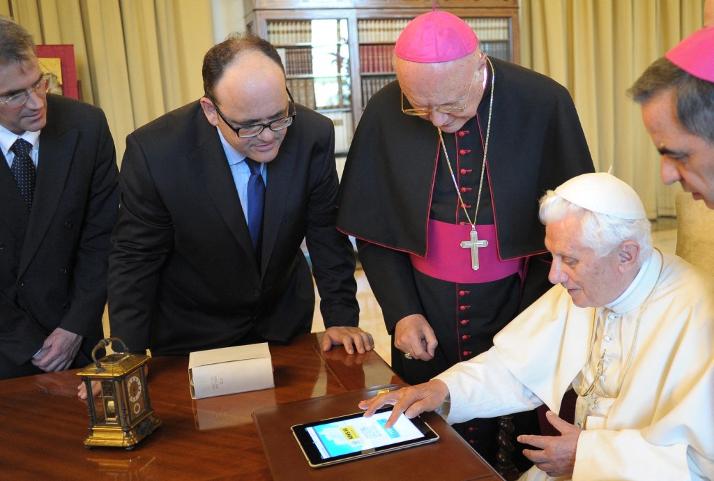 Pope-Benedict-XVI-wrote-a-message-on-Twitter-AFP