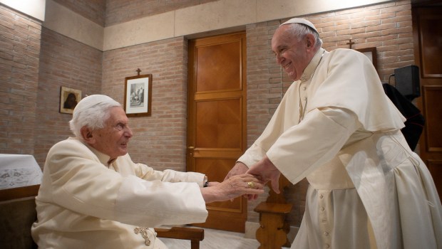 Pope-Benedict-XVI and Pope Francis