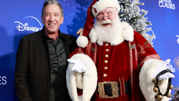 US actor Tim Allen arrives for the Disney+ original series The Santa Clauses red carpet event at the Walt Disney Studios