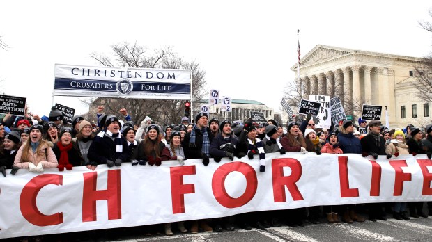 Christendom College students lead March for Life 2022