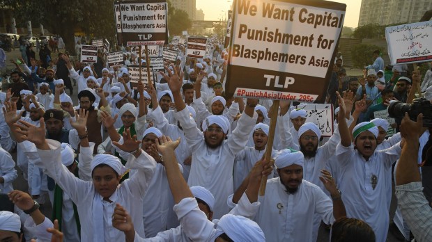 Pakistan protest in favor of Blasphemy laws