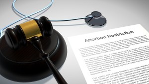 abortion restriction law gavel stethoscope