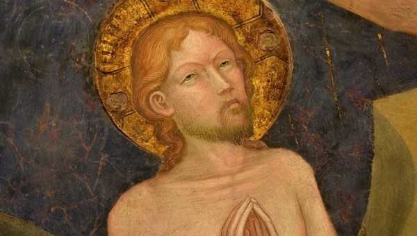 Jezus Chrystus podczas chrztu z rąk Jana Chrzciciela