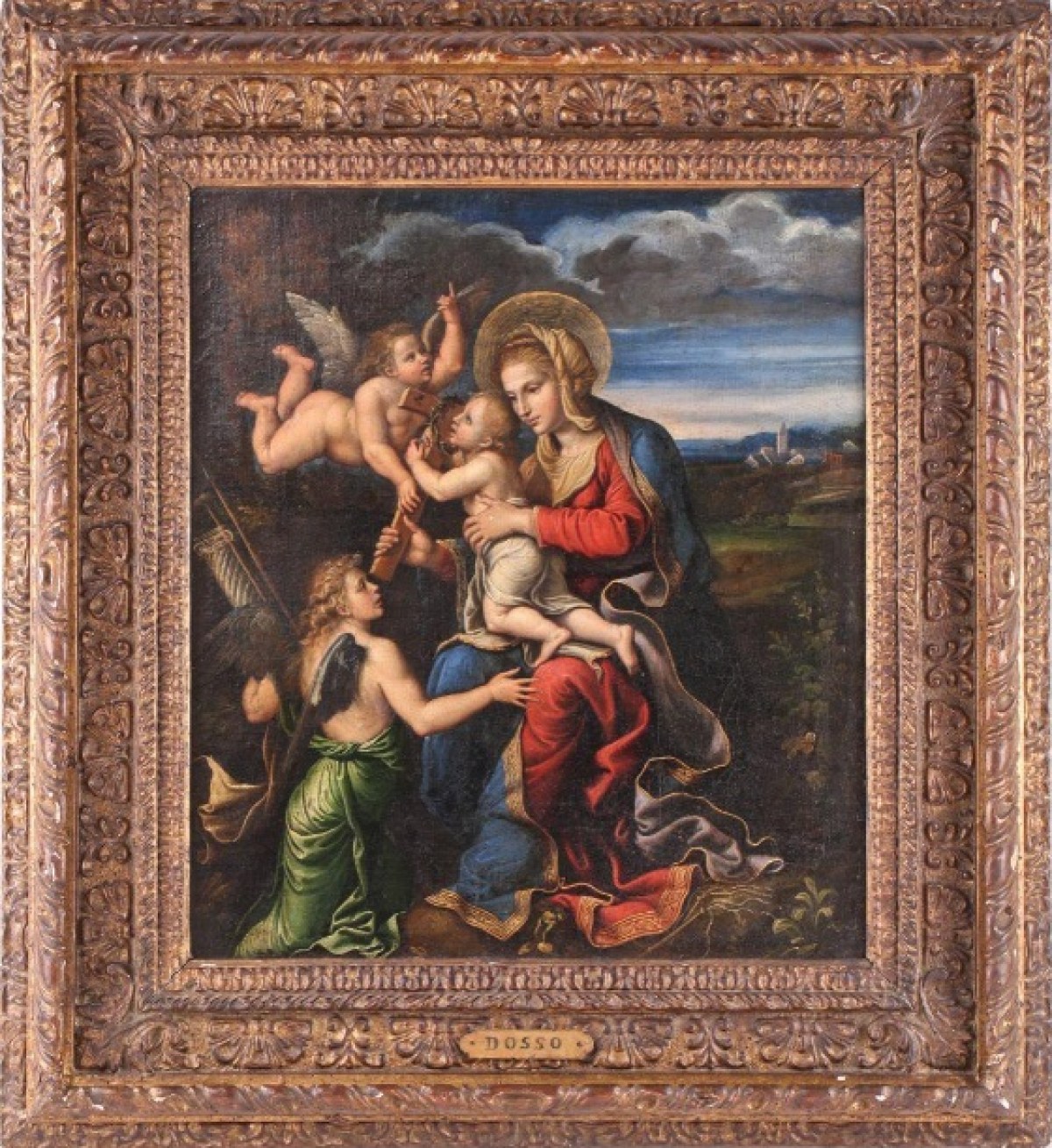 NOT FOR REUSE Depiction of Madonna and Child by a Follower of Filippino Lippi