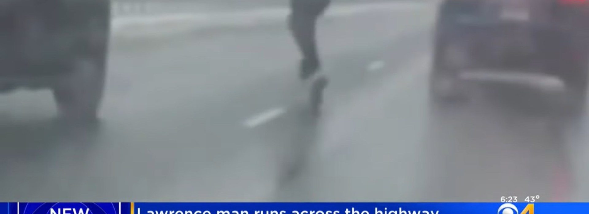MAN RUNNING INTERSECTION