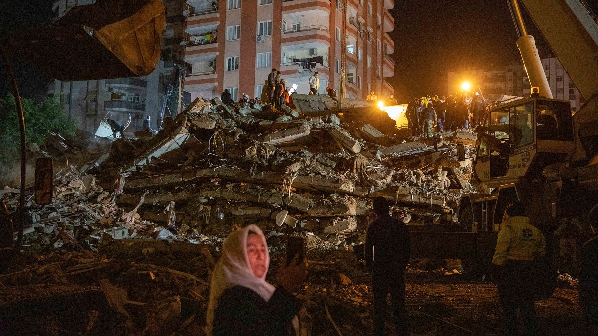 Destruction from Turkish earthquake 2023