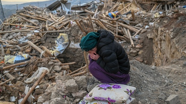 Woman-TURKEY - SYRIA - QUAKE-AFP