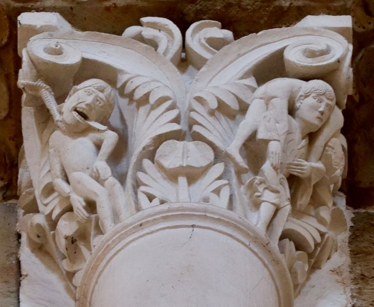 Chapiteau-Vezelay-pendaison-Juda