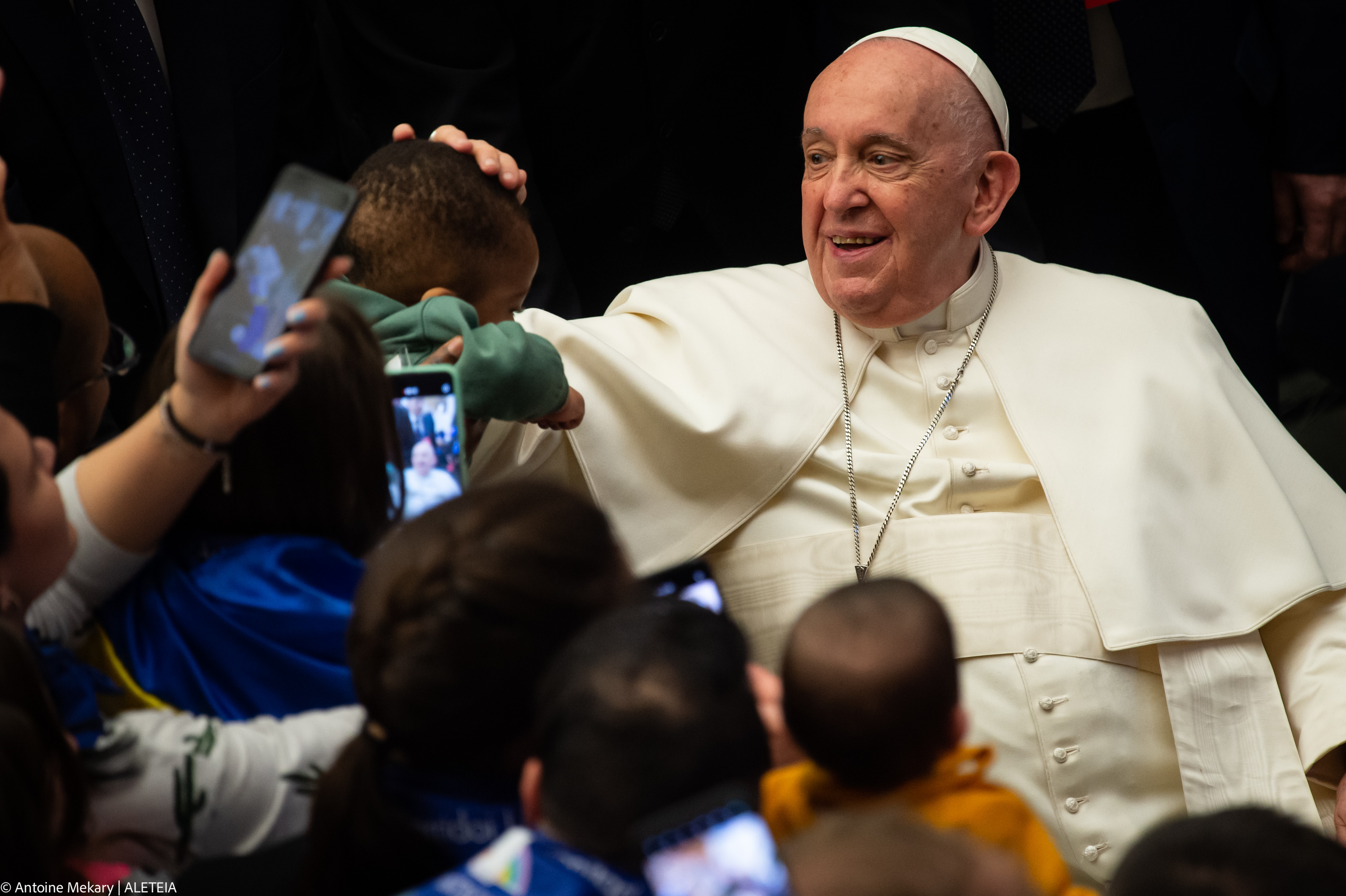 Pope Francis audience to refugees who arrived under humanitarian corridors programme