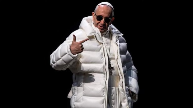 Pope Francis artificial intelligence image, white coat