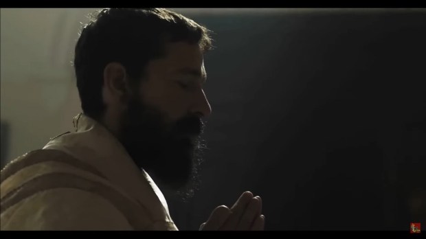 Shia LeBeouf as Padre Pio, movie trailer