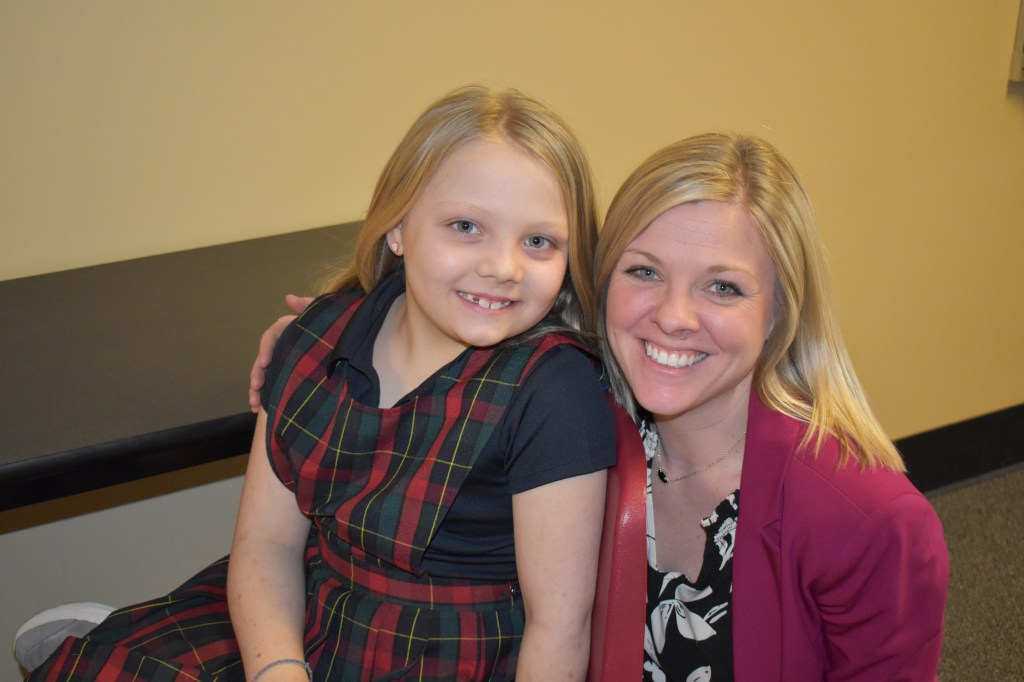 St Joan of Arc Jenna and daughter