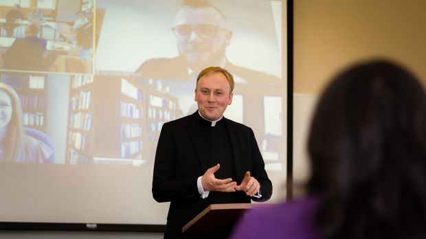 Adjunct professors, Fr. Peter Van Lieshout