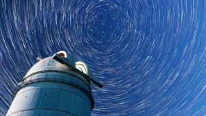 Observatory, telescope, stars, spinning