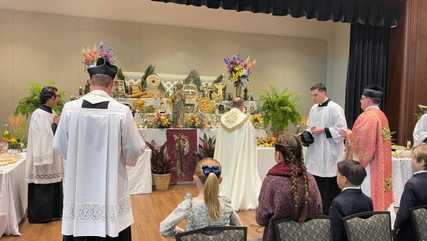 St. Joseph Table - Cathedral of Our Lady of Walsingham in Houston, Texas