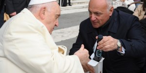 Pope receives chrism oil from garden honoring assassinated anti-mafia judge