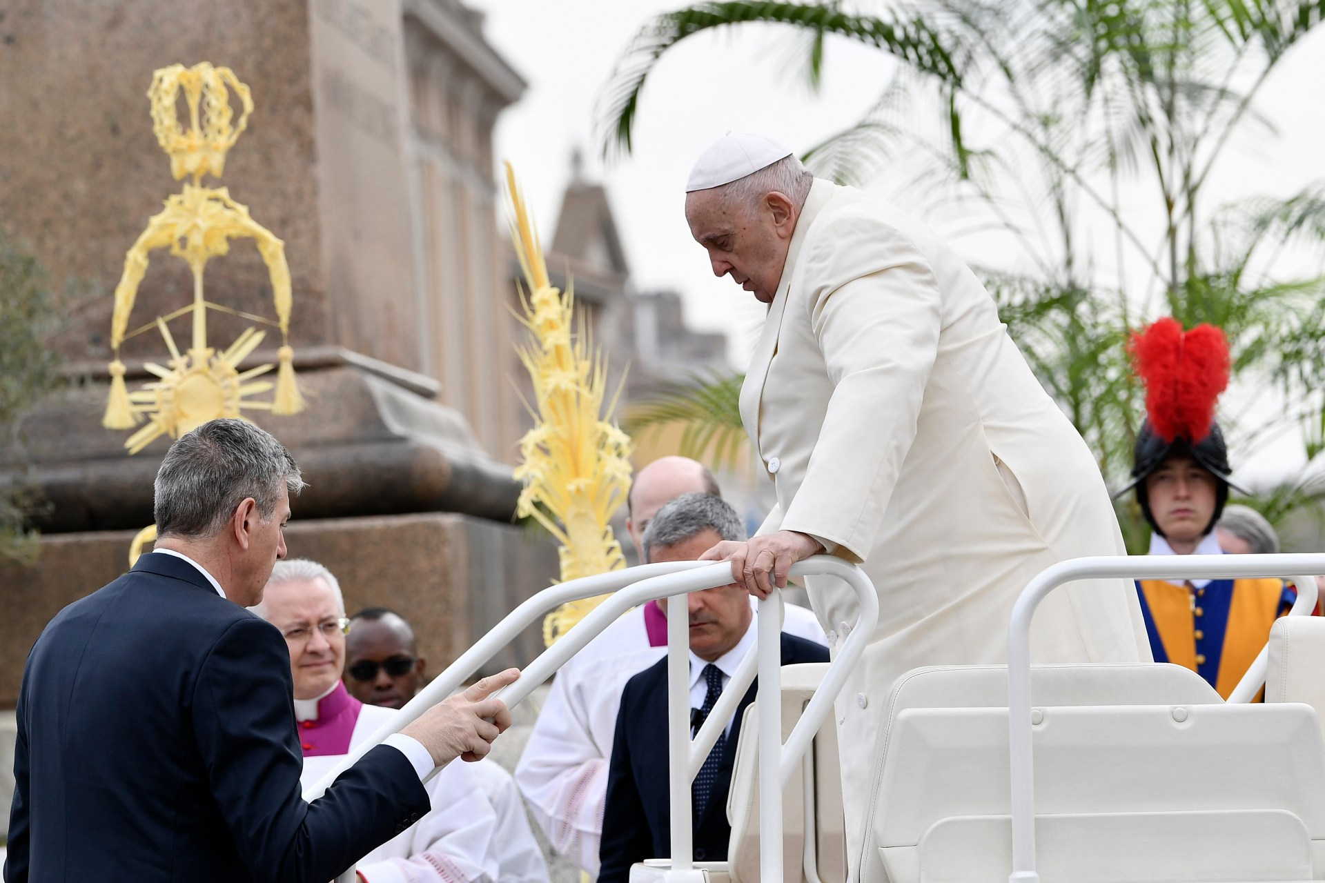 Pope Francis presides over the celebration of the Palm Sunday 2023