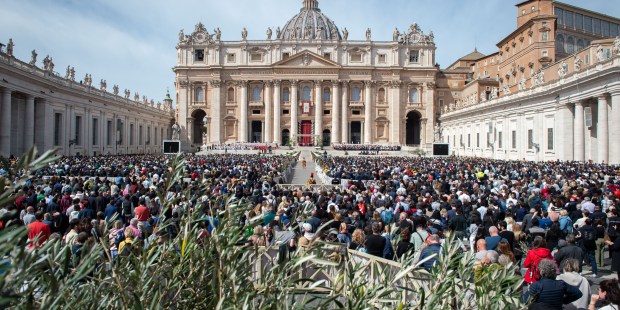 St. Peter’s Square will turn into a flower garden this Easter
