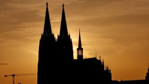 Cologne Cathedral, in silhouette