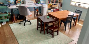 How I organized my Montessori-inspired homeschool room as an ADHD family on a budget
