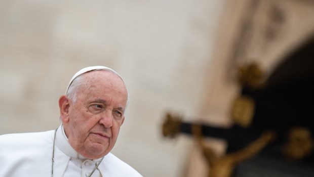 Pope Francis during his weekly general audience