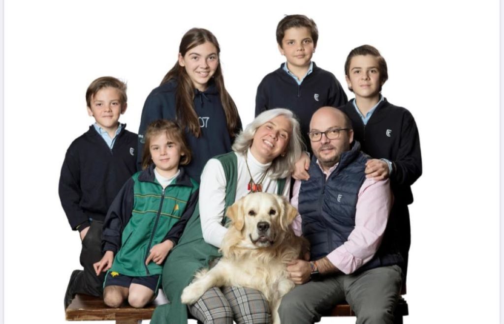 David Rodríguez Nieto and his family