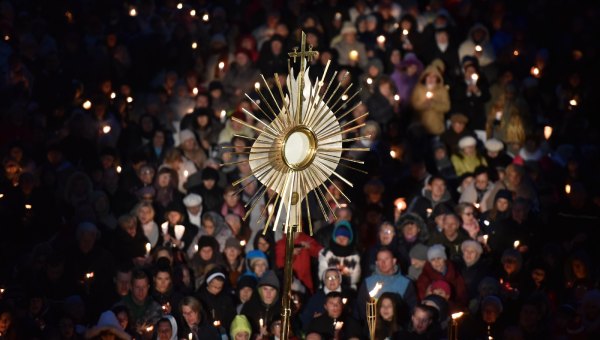 Eucharist with people