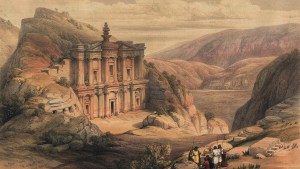 Painting of Petra by David Roberts