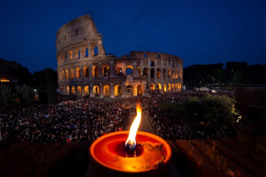 Via Crucis, Colosseum, Good Friday, 2019