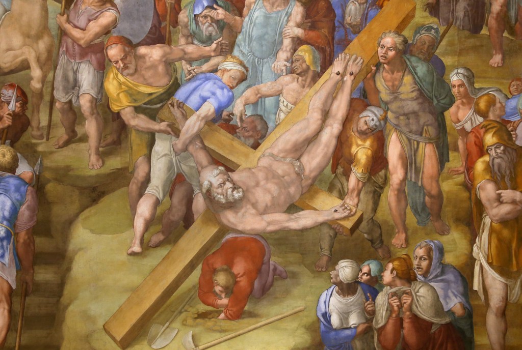 The Crucifixion of St. Peter, Michelangelo