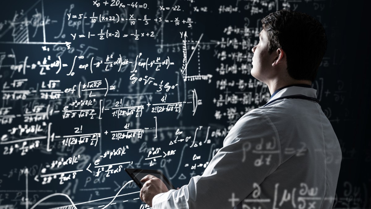 young man math wonder