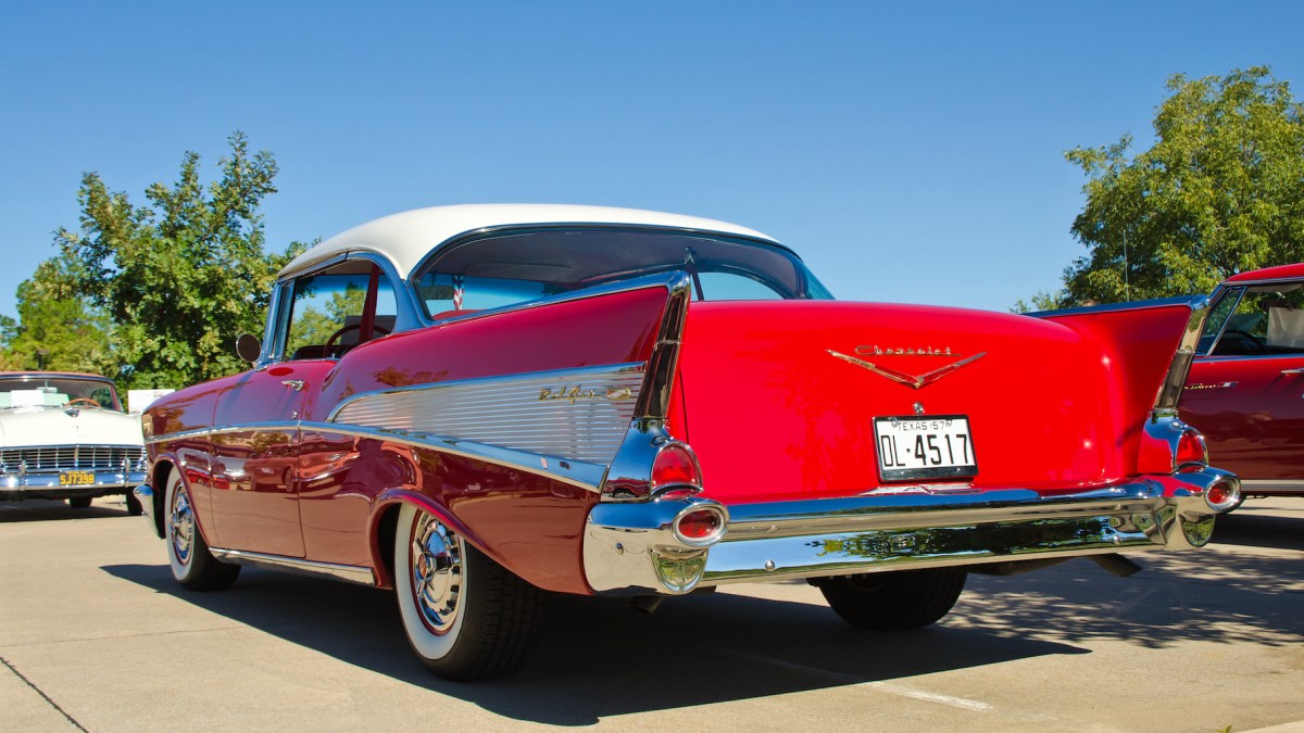 red convertible car