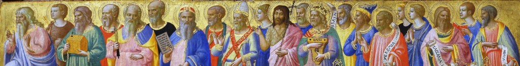 "Forerunners of Christ" painting by Fra Angelico, detail