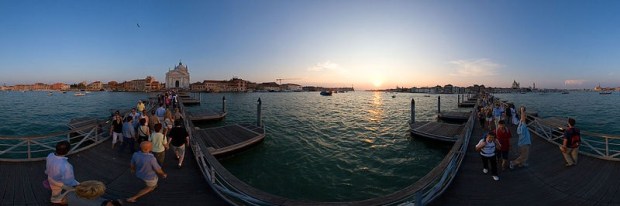 Festa del Redentore in Venice, pontoon bridge
