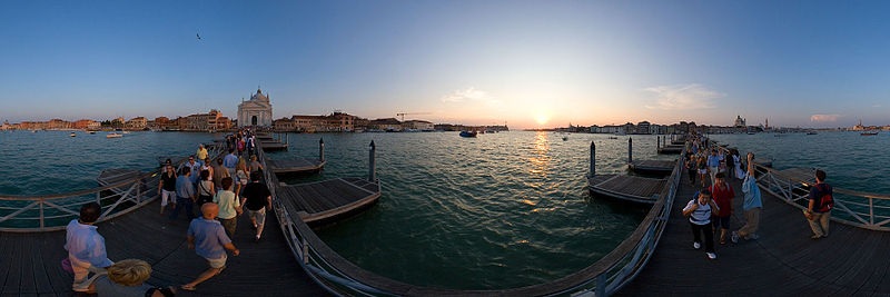Festa del Redentore in Venice, pontoon bridge